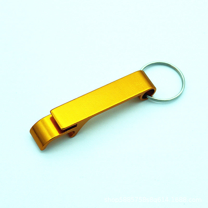 Venta al por mayor Llavero abrebotellas de aleación de aluminio